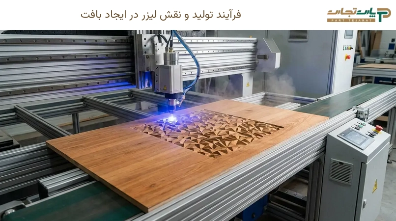 فرآیند تولید و نقش لیزر در ایجاد بافت
