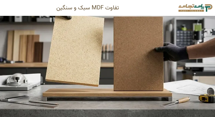 تفاوت MDF سبک و سنگین