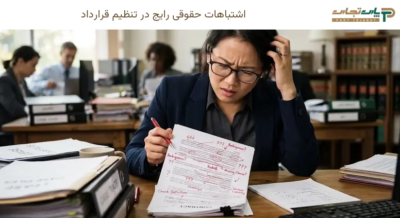 اشتباهات حقوقی رایج در تنظیم قرارداد