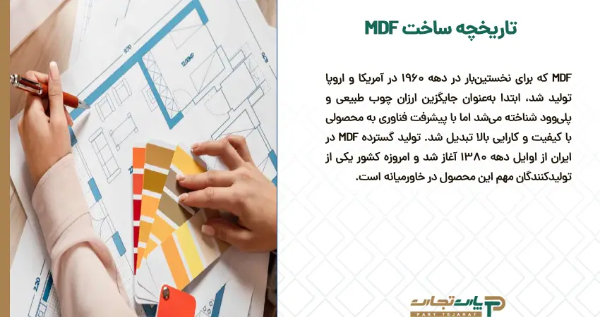 تاریخچه ساخت MDF