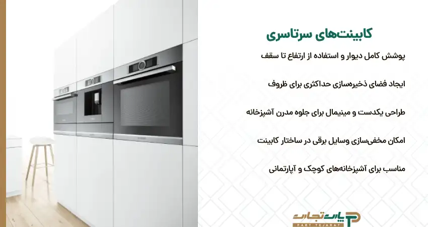 جدیدترین نوع کابینت سرتاسری